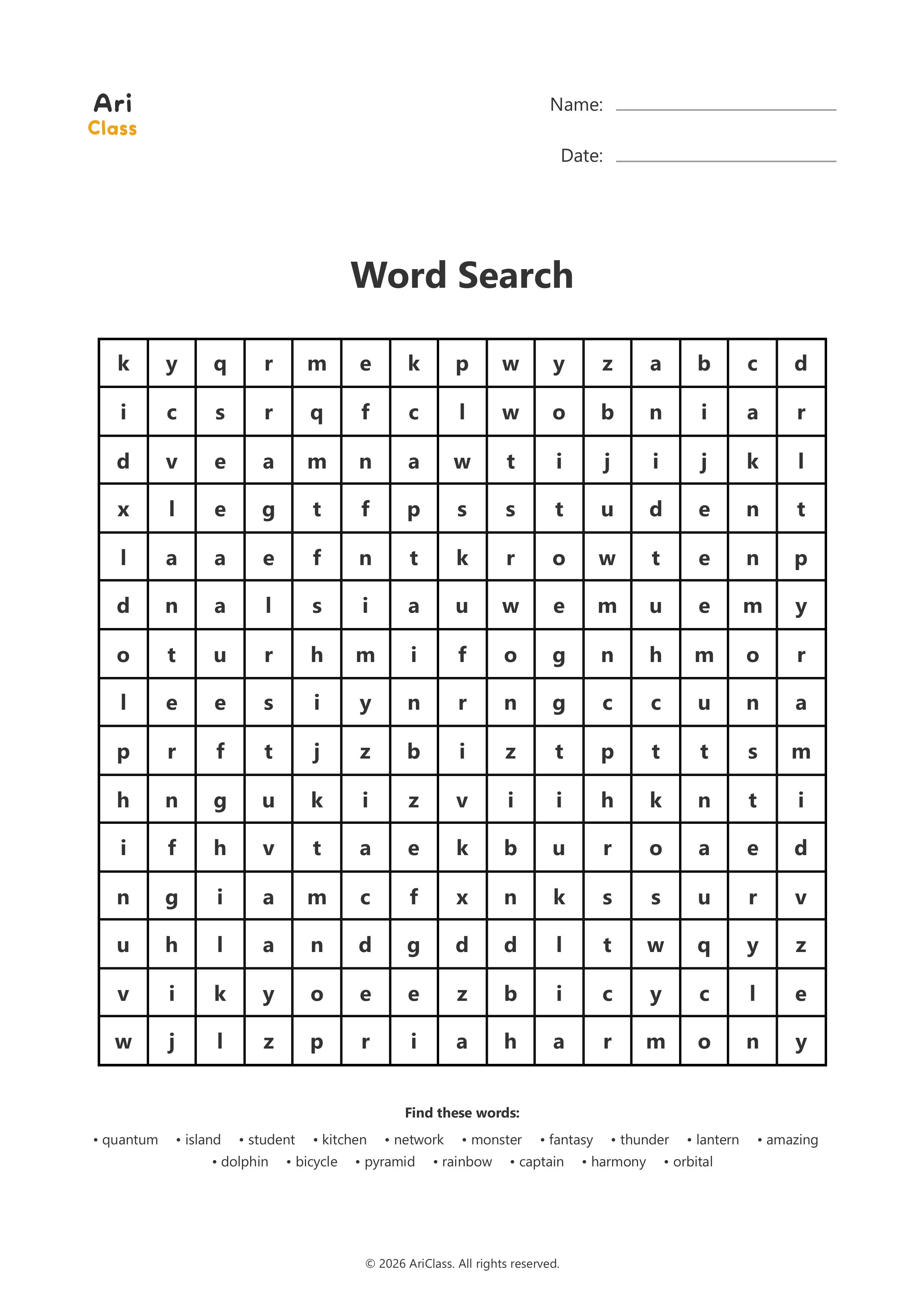 Word Search